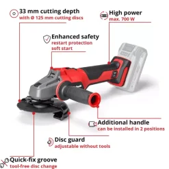 Clearance AXXIO 18/125 Q Angle Grinders