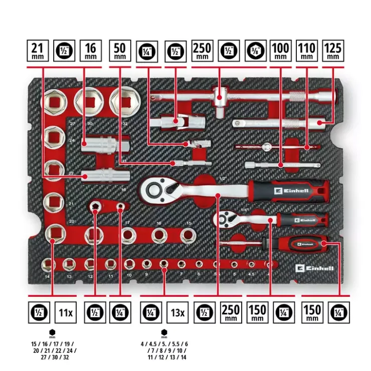 Sale E-Case 201-pc. Tool Case Mechanic Bags / Cases