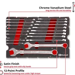 Outlet E-Case 19-pc. Tool Pad Combination Spanners Bags / Cases