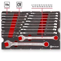 Outlet E-Case 19-pc. Tool Pad Combination Spanners Bags / Cases