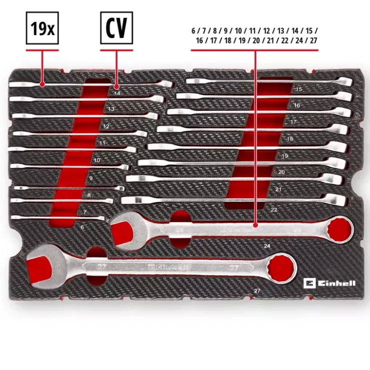 Outlet E-Case 19-pc. Tool Pad Combination Spanners Bags / Cases