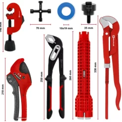 Discount E-Case 8-pc. Tool Pad Plumbing Installation Bags / Cases