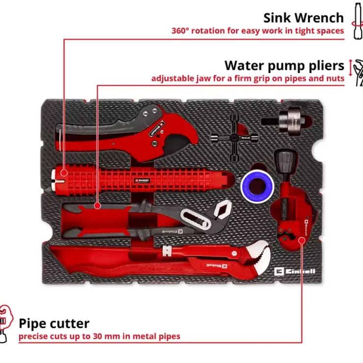 Discount E-Case 8-pc. Tool Pad Plumbing Installation Bags / Cases