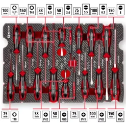 Hot E-Case 17-pc. Tool Pad Screwdrivers Bags / Cases