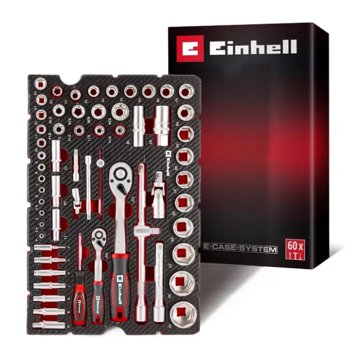 Sale E-Case 60-pc. Tool Pad Sockets and Ratchets Bags / Cases