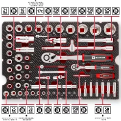Sale E-Case 60-pc. Tool Pad Sockets and Ratchets Bags / Cases