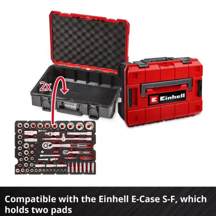 Sale E-Case 60-pc. Tool Pad Sockets and Ratchets Bags / Cases
