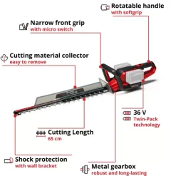 GE-CH 36/65 Li-Solo Hedge Trimmers