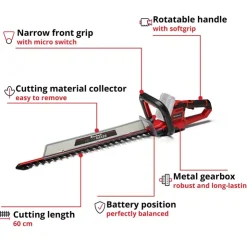 GE-CH 18/60 Li-Solo Hedge Trimmers
