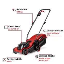 GE-CM 18/30-1 Li BL-Solo Cordless Lawn Mowers