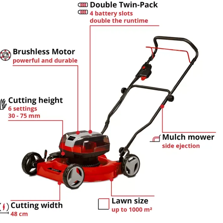 Outlet GE-CM 36/48 Li M-Solo Cordless Lawn Mowers