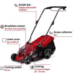 Best GE-CM 36/36 Li (2x4,0Ah) Cordless Lawn Mowers