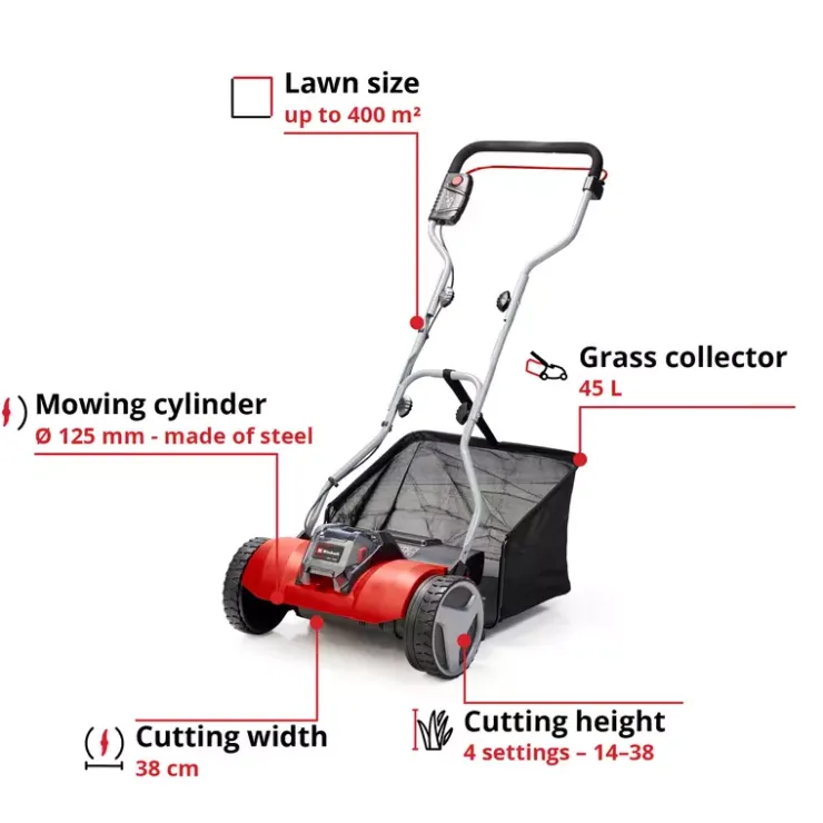 Sale GE-HM 18/38 Li-Solo Cordless Lawn Mowers|Hand Lawn Mowers