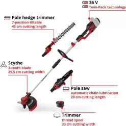 Online GE-LM 36/4in1 Li-Solo Pole Saws
