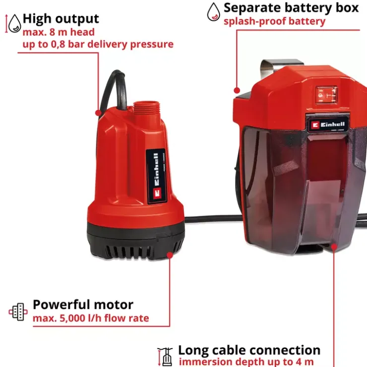 Hot GE-SP 18 Li - Solo Clear Water Pumps