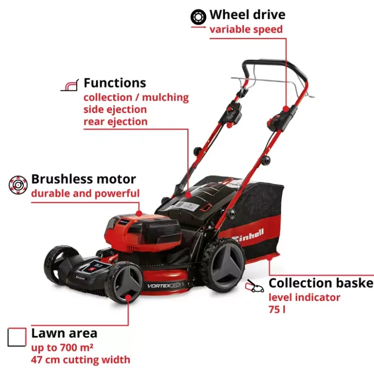 Discount GP-CM 36/47 S HW Li (4x4,0Ah) Cordless Lawn Mowers