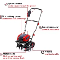 Hot GP-CR 36/45 Li E BL- Solo Tillers