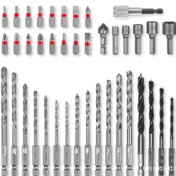 Sale L-CASE 40-pc. Bit and Drill Bit Set for Wood, Masonry and Metal Further Tools Accessories