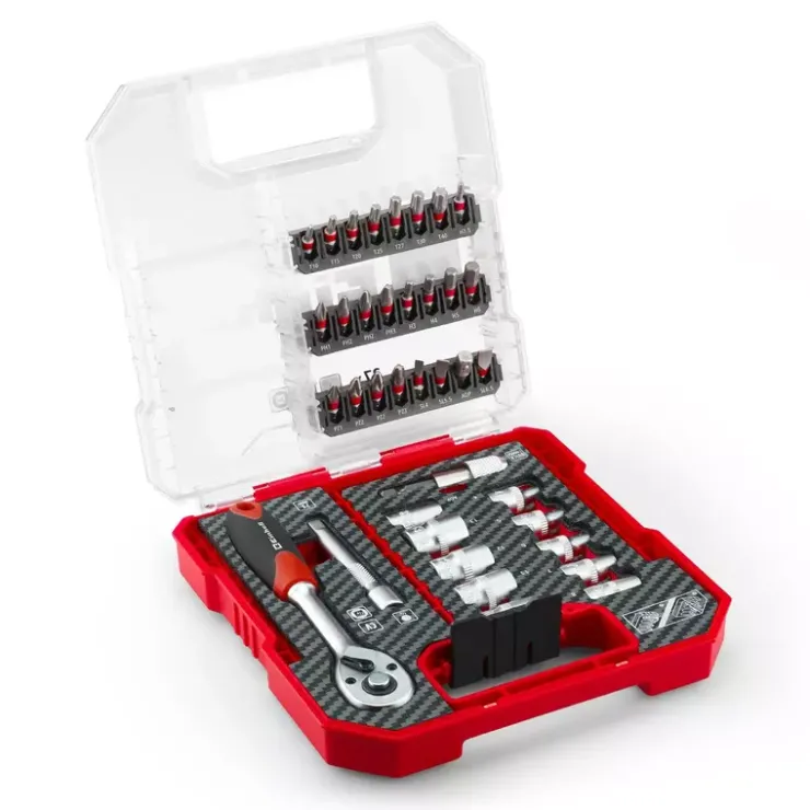 Best L-CASE 37-pc. Bit and Ratchet Set Further Tools Accessories