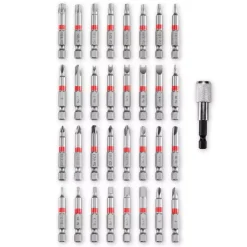 Outlet M-CASE 33-pc. Bit Set, 50 mm Further Tools Accessories