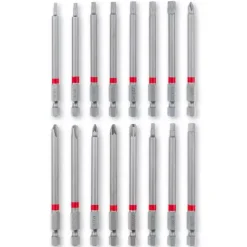 Hot M-CASE 16-pc. Bit Set, Extra Long, 90 mm Further Tools Accessories