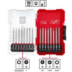 Hot M-CASE 16-pc. Bit Set, Extra Long, 90 mm Further Tools Accessories