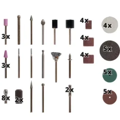 Best 61-pc. Grinding and Engraving Set Grinder Accessories