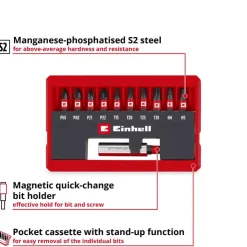 Hot 11-pc. Impact Bit Set, Pocket Set, 25 mm Further Tools Accessories