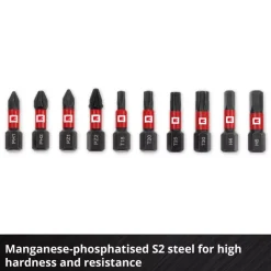 Hot 11-pc. Impact Bit Set, Pocket Set, 25 mm Further Tools Accessories
