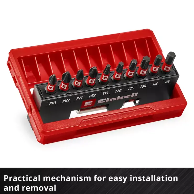 Hot 11-pc. Impact Bit Set, Pocket Set, 25 mm Further Tools Accessories