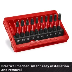 Outlet 10-pc. Impact Bit Set, Pocket Set, 50 mm Further Tools Accessories