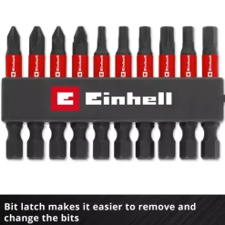 Online 10-pc. Impact Bit Set with Carabiner, Pocket Set, 50 mm Further Tools Accessories
