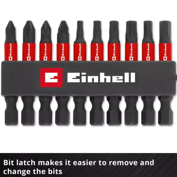 Online 10-pc. Impact Bit Set with Carabiner, Pocket Set, 50 mm Further Tools Accessories