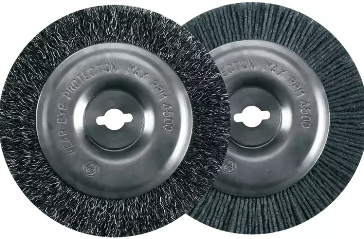 New 2-pc. Joint Brush Set Ø 100 mm Surface / Grout Cleaner Accessories