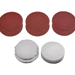 New 9-pc. Polishing/Grinding Set, Ø 180 mm Angle Grinder / Polisher Accessories