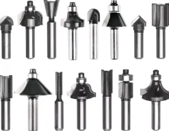 Hot 15-pc. Router Bit Set, 8 mm Router / Planer Accessories