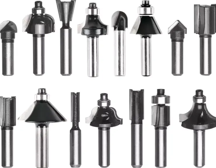 Hot 15-pc. Router Bit Set, 8 mm Router / Planer Accessories