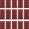 Discount 15-pc. Sanding Strip Set, Aluminium Oxide, 115 x 230 mm Grinder Accessories