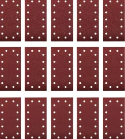 Discount 15-pc. Sanding Strip Set, Aluminium Oxide, 115 x 230 mm Grinder Accessories