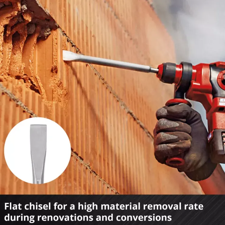 Clearance 3-pc. SDS Plus Chisel Set, 250 mm Rotary Hammer Accessories