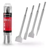 New 4-pc. SDS Plus Chisel Set, 250 mm Rotary Hammer Accessories