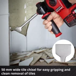 New 4-pc. SDS Plus Chisel Set, 250 mm Rotary Hammer Accessories