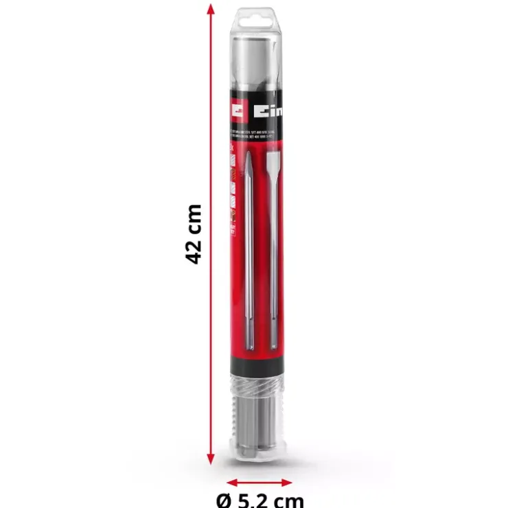 Hot 3-pc. SDS-Max Chisel Set, 400 mm Rotary Hammer Accessories