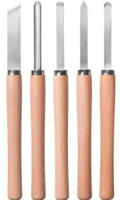 5-pc. Woodturning Chisel Set Further Tools Accessories