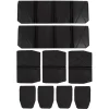 Hot Plastic Compartments Set Bags / Cases