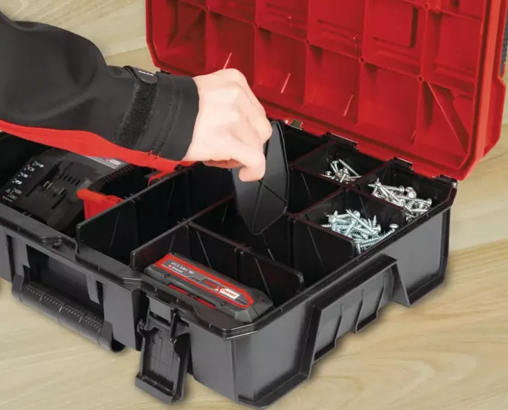 Hot Plastic Compartments Set Bags / Cases