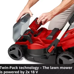 Best RASARRO 36/34 (2x3,0Ah) Cordless Lawn Mowers