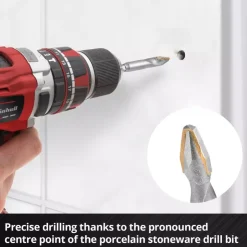 Discount S-CASE 10-pc. TCT Tile Drill Bit Set Drill / Screwdriver Accessories