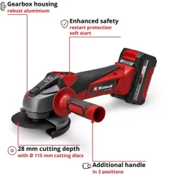 TC-AG 18/115 Li (1x4,0Ah) Angle Grinders