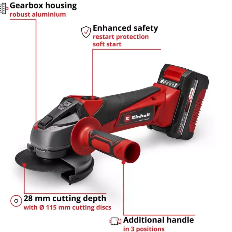 TC-AG 18/115 Li (1x4,0Ah) Angle Grinders